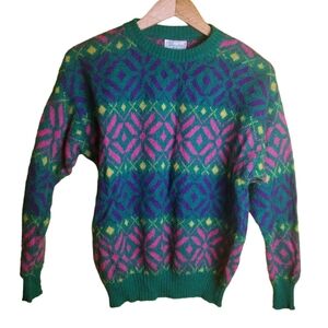 Vintage 80s Patterned Sweater
